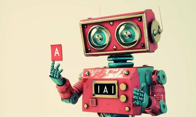 Fototapeta premium A cute robot 