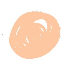 abstract round shape stroke isolated