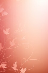 Fototapeta na wymiar rosybrown soft pastel gradient modern background with a thin barely noticeable floral ornament