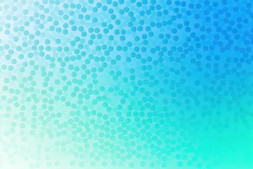 Zelfklevend Fotobehang royalblue, cyan, khaki gradient soft pastel dot pattern © Celina