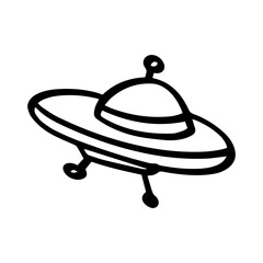 illustration of a ufo