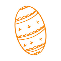 hand drawn Easter eggs