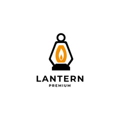 Lantern logo, Classic lamp logo icon design , Restaurant Vintage Logo design vector © Local Vector