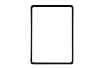 black tablet isolated on white background - Powered by Adobe