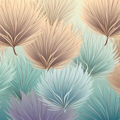 sandybrown, aquamarine, thistle gradient soft pastel