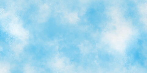 Watercolor illustration art marble painting abstract blue color texture, Hand painted abstract soft sky blue watercolor sky and clouds, Stain artistic vector used as being an element, design and card.