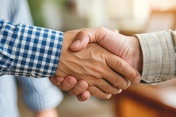 people shaking hands to close a deal