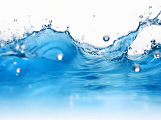 water splash isolated on white background