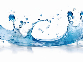 water splash isolated on white background