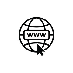 Fototapeta premium black and white web icon design