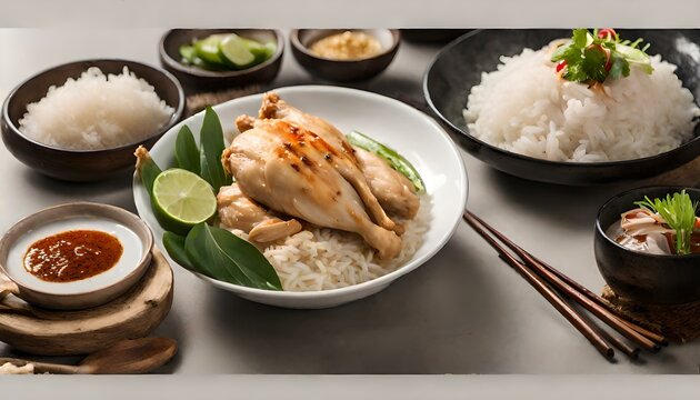 Khao Man Gai Harmony - Thai Chicken Rice Bliss
