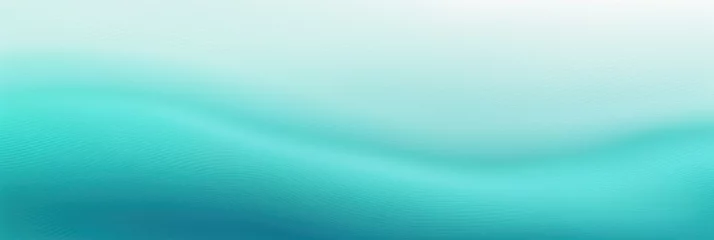 Foto auf Leinwand turquoise white gradient background soft  © Celina