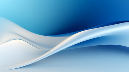 Vibrant blue abstract with light, bronze tones, and dynamic curves, perfect for modern design.