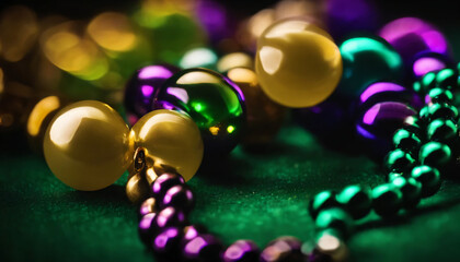 Fototapeta premium Mardi Gras Beads