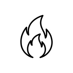 Fire outline icon
