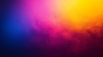 Poster Gradient background from sunshine yellow to vivid purple © Anthony