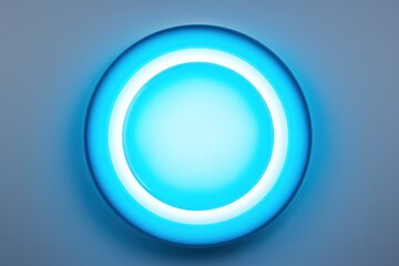 white background with neon blue glowing 