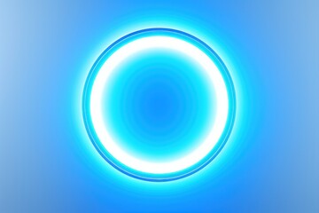 white background with neon blue glowing 
