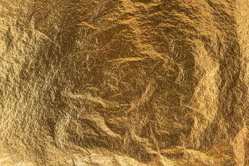 Texture Of Gold Foil Shiny Glitter Background