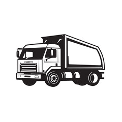 Fototapeta premium Tractor trailer in cartoon, doodle style. Image for t shirt. Isolated 2d vector illustration in logo, icon, sketch style, Eps 10. AI Generative