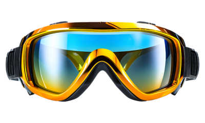 Ski Goggles Isolated on Transparent Background