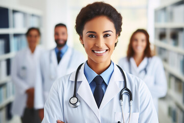 Fototapeta premium Group of Doctors in Uniform, Medicine