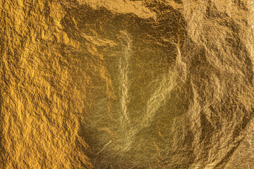Texture Of Gold Foil Shiny Glitter Background