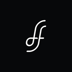 Monogram Letter L and F Logo