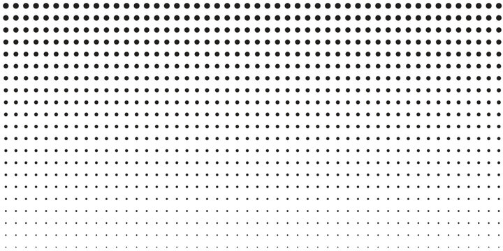 Naklejki Dot pattern seamless background. Polka dot pattern template Monochrome dotted texture design dots circle arts