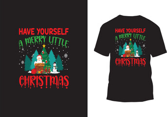 Christmas t shirt designs vector