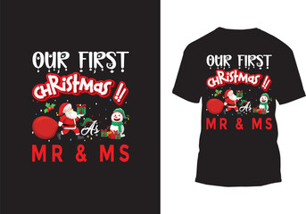Christmas t shirt designs vector