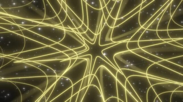 Experience a dynamic music visualizer where vivid yellow and brown patterns shift and evolve in sync with the beats. This immersive visual display creates a captivating multisensory experience, perfec