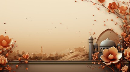 Cute and artistic Islamic backgrounds and imaginative Islamic ideas