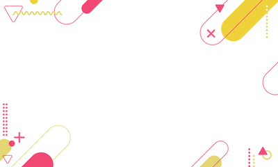 modern background pink and yellow