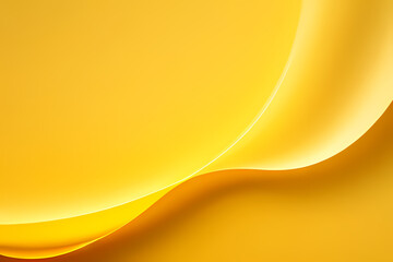 Shiny yellow wave lines, light lines and technology background, energy and digital concept for technology business template. Vector illustration.