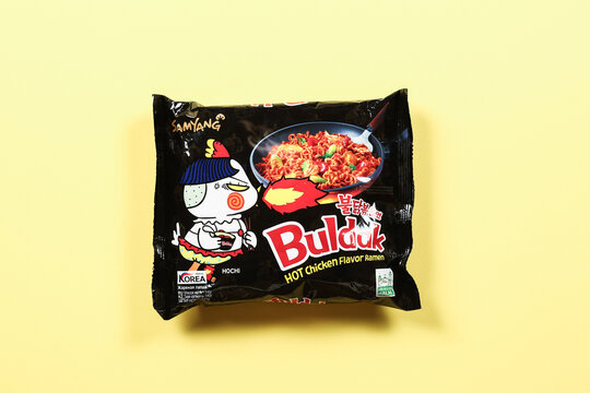 Buldak Samyang Spicy noodles, hot chicken flavor ramen