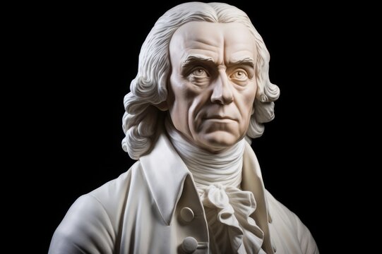 Joseph Priestley statue. A renowned scientist and chemist known for his experiments and discoveries during the Enlightenment era.