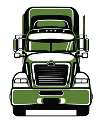 
Transport tractor head  best trending vector design