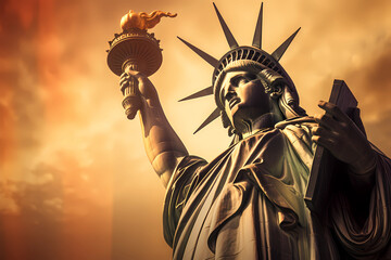 Obraz premium statue of liberty