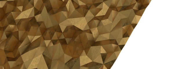 Luxurious VIP Invitation template with gold polygon background