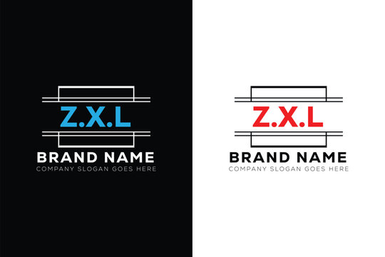 ZXL letter logo design. ZXL creative initials monogram letter logo. ZXL business and real estate logo vector template.