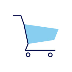 Shopping Cart related vector icon. Isolated on white background. Vector illustration