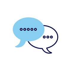 Speech Bubble related vector icon. Isolated on white background. Vector illustration