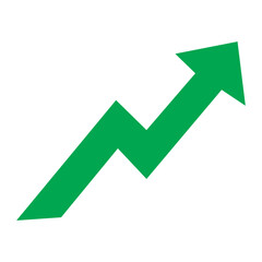Simple up  arrows. Upward arrows in green . Used in various webs ,templeates etc. Isolated in white background in eps 10.