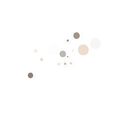 Gold glitter dots on transparent background. Bright dust explosion. Golden glitter particles splatter. Sparkling firework. Luxury design. PNG illustration