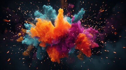 Colorful particles forming and transforming into different objects or symbols, offering a visually...