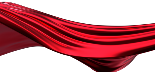 Сovered with a red cloth background