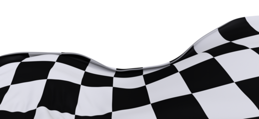 Black and white flag