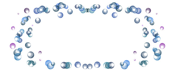 A frame and image expressing various textures, water, and light in multicolor. Versatile for multiple uses.