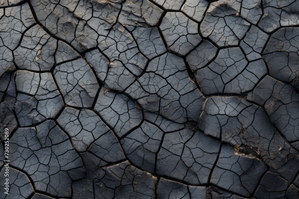 Poster abstract patterns formed by the earth's intricate network of cracks